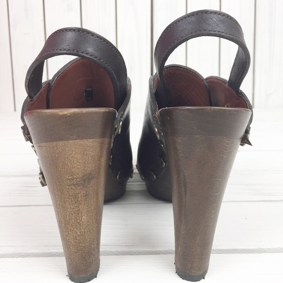 See By Chloe Dark Brown Slingback Clogs 38 - Picture 8 of 8